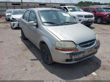  Salvage Chevrolet Aveo