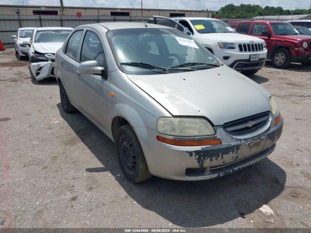  Salvage Chevrolet Aveo