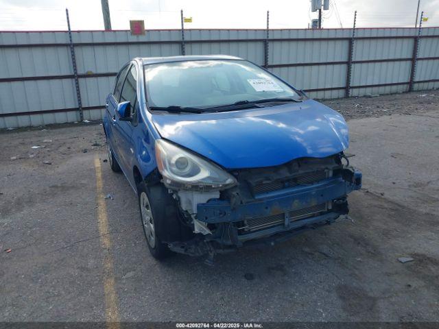  Salvage Toyota Prius c