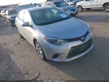  Salvage Toyota Corolla