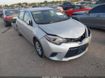  Salvage Toyota Corolla