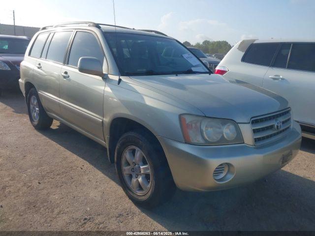  Salvage Toyota Highlander