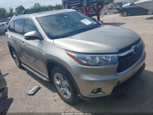  Salvage Toyota Highlander