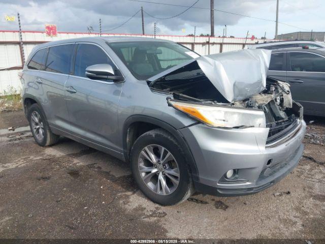  Salvage Toyota Highlander
