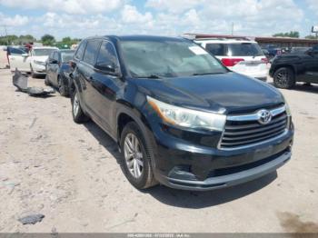  Salvage Toyota Highlander