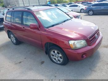  Salvage Toyota Highlander