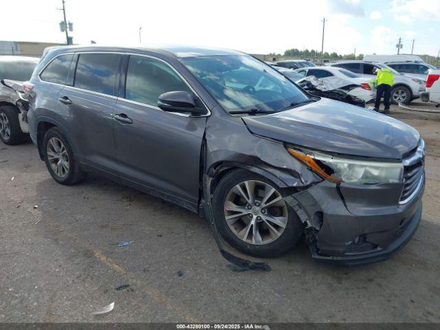  Salvage Toyota Highlander