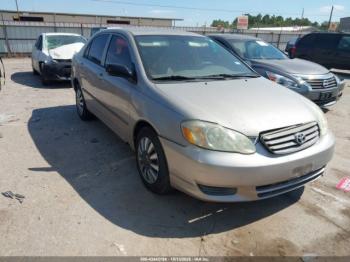  Salvage Toyota Corolla