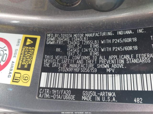 Toyota Highlander Le Plus V6 Image 15