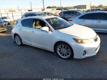  Salvage Lexus Ct