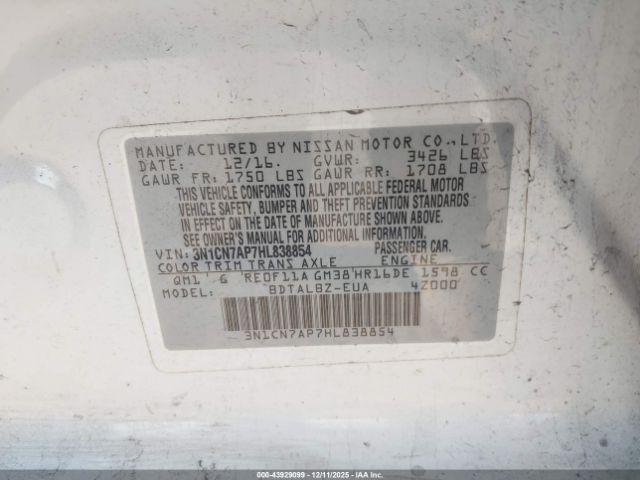 Nissan Versa 1.6 Sv Image 6