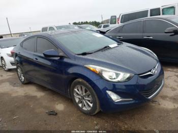  Salvage Hyundai ELANTRA