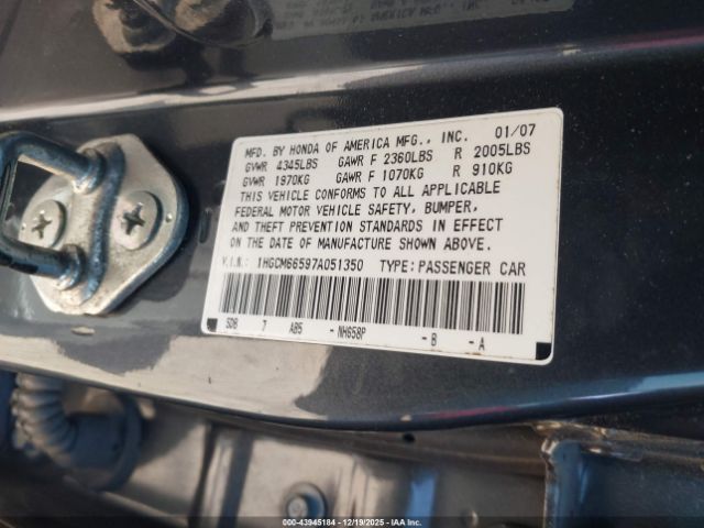 Honda Accord 3.0 Ex Image 8