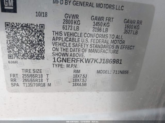 Chevrolet Traverse Ls Image 7