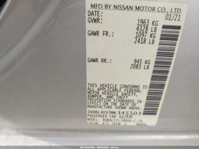 Nissan Altima Sl Fwd Image 9