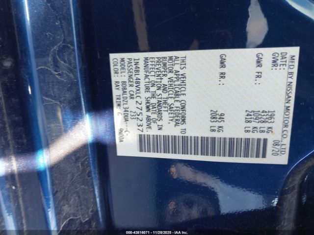 Nissan Altima S Fwd Image 4