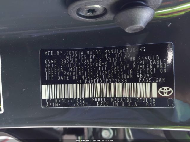 Toyota Corolla Le Image 17