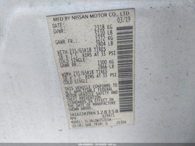 Nissan Murano Sv Image 8