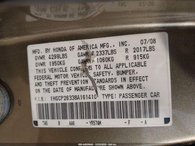 Honda Accord 2.4 Lx Image 9