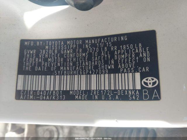 Toyota Corolla Le Image 4