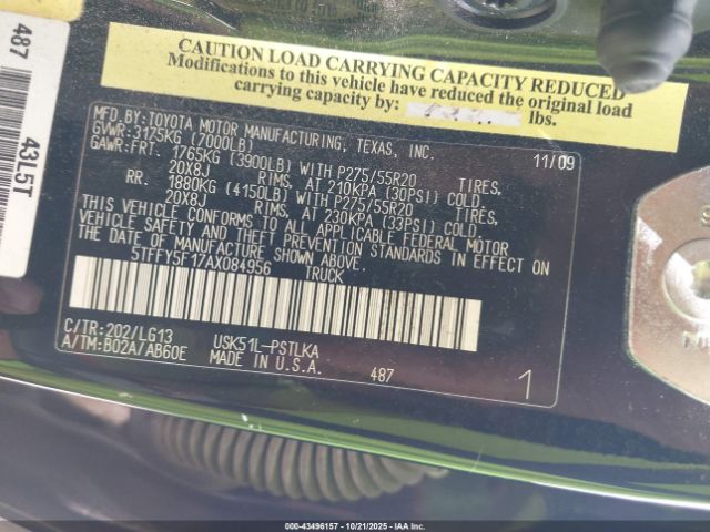 Toyota Tundra Limited 5.7l V8 Image 13