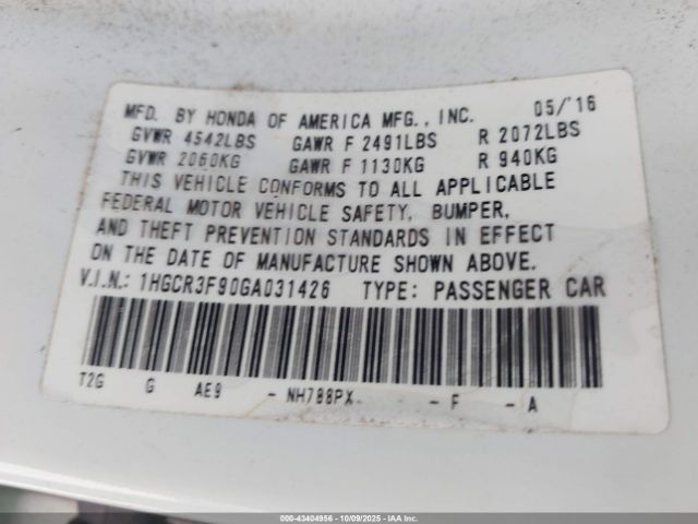 Honda Accord Touring Image 11