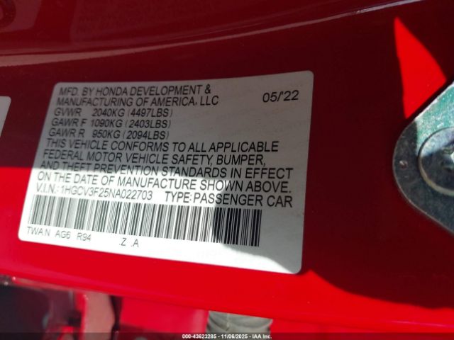 Honda Accord Sport Image 15