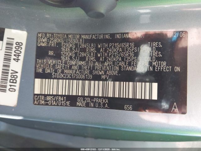 Toyota Sienna Ce Image 3