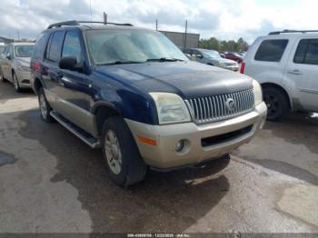  Salvage Mercury Mountaineer