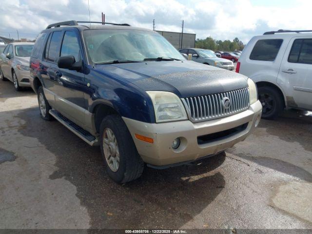  Salvage Mercury Mountaineer