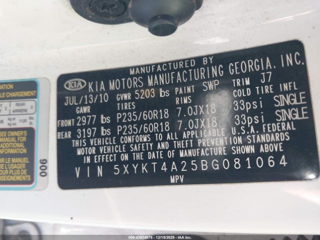 Kia Sorento Lx V6 Image 8