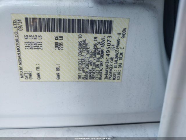 Nissan Maxima 3.5 S Image 10