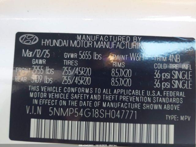 Hyundai SANTA FE Calligraphy Image 11