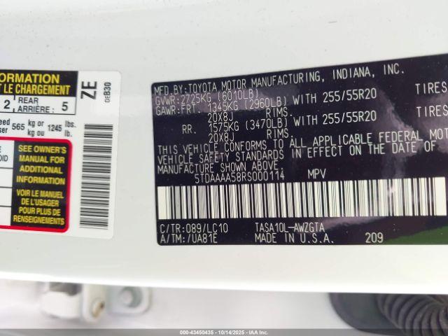 Toyota Grand Highlander Limited Image 2