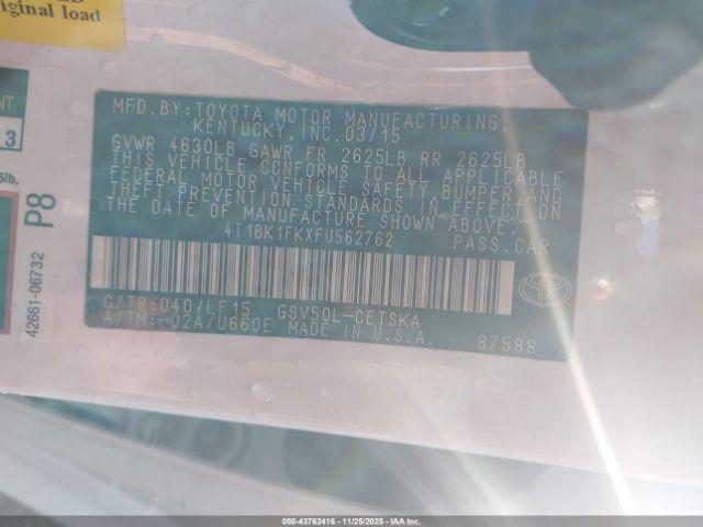 Toyota Camry Xse V6 Image 16