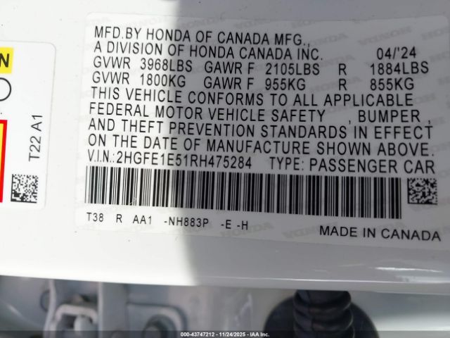 Honda Civic Sedan Image 11