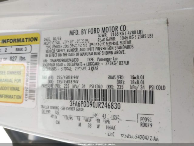 Ford Fusion Titanium Image 14