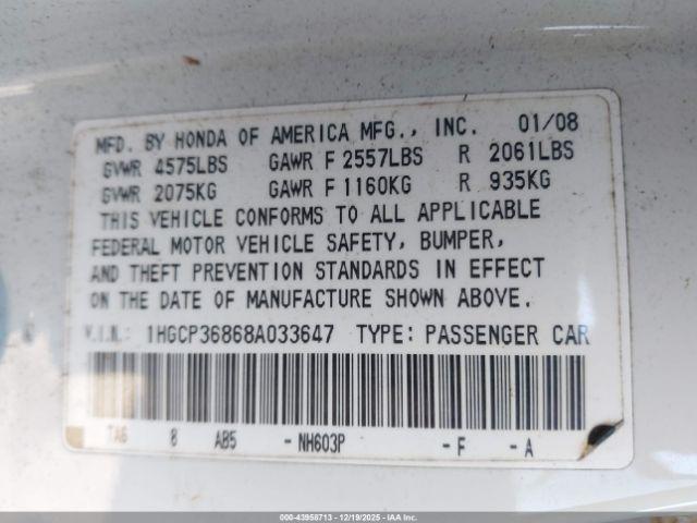 Honda Accord 3.5 Ex-l Image 12