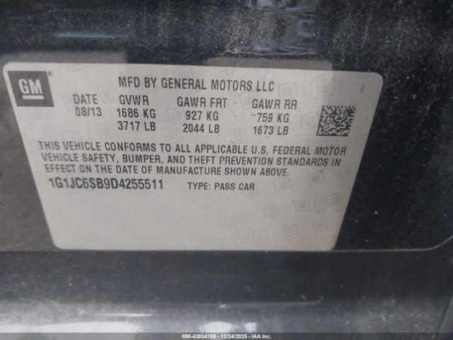 Chevrolet Sonic Lt Auto Image 2