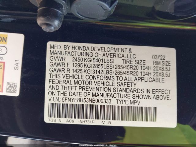 Honda Passport Awd Ex-l Image 9