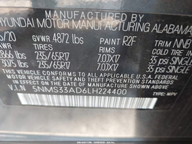 Hyundai SANTA FE Sel Image 16