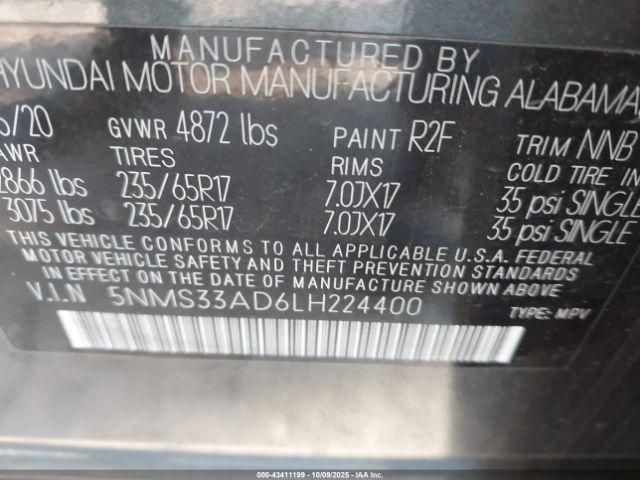 Hyundai SANTA FE Sel Image 16