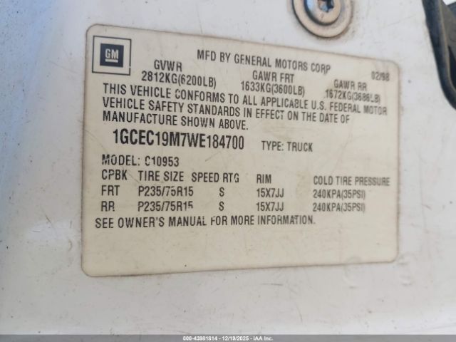 Chevrolet C1500 Fleetside Image 17