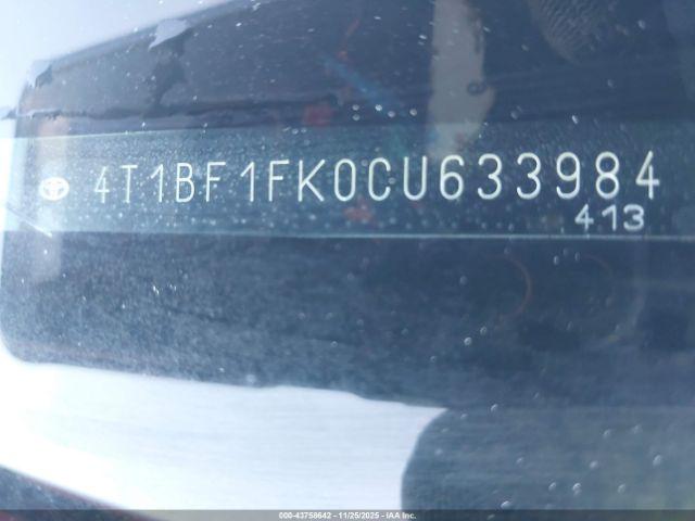 Toyota Camry Se Limited Edition Image 7