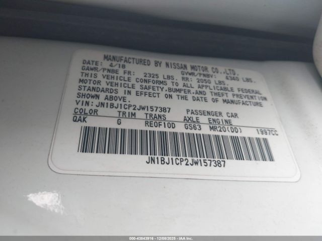 Nissan Rogue S Image 7