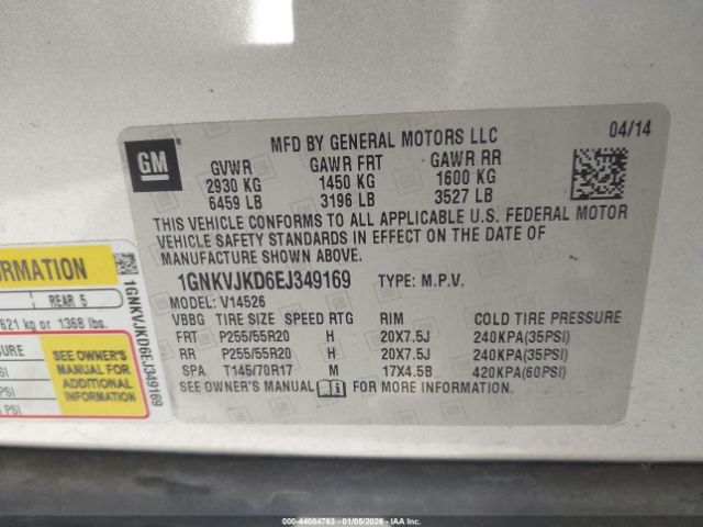 Chevrolet Traverse Ltz Image 8