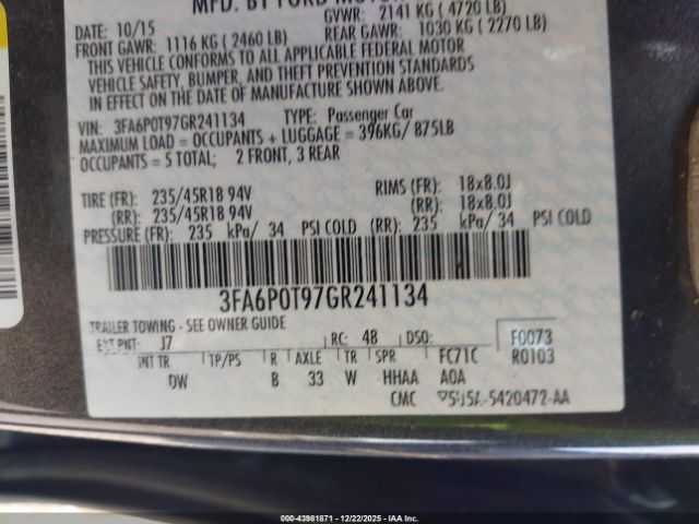 Ford Fusion Se Image 5