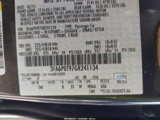 Ford Fusion Se Image 5