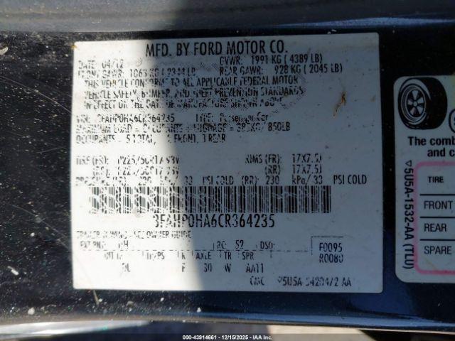 Ford Fusion Se Image 8