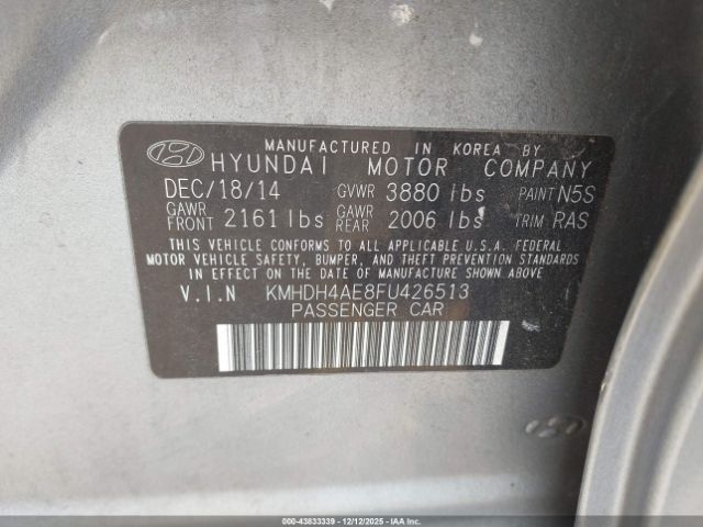 Hyundai ELANTRA Se Image 5